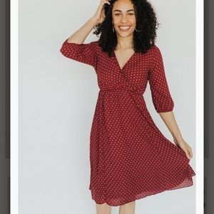 Vintage Inspired Wrap Dress